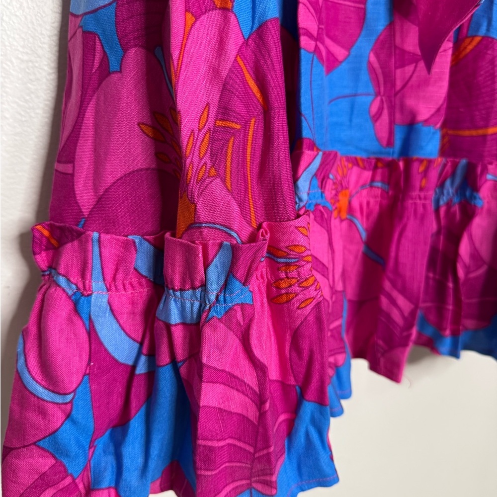 TUCKERNUCK X CAMERAN EUBANKS WIMBERLY Wild Azalea Edisto Dress Small - Picture 11 of 12